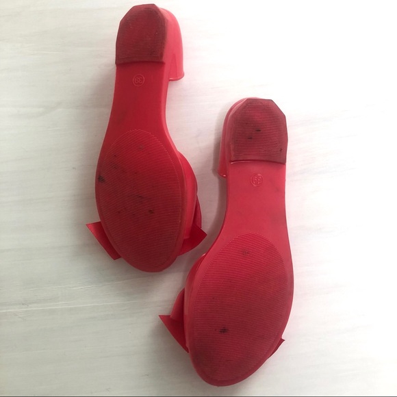 CL by Laundry Hot Pink Jelly Flats. - Picture 3 of 5